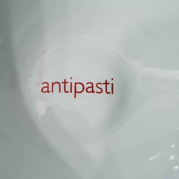 Typhoon The Italian Job Antipasto Antipasti Dish Appetizers Snacks Dual Bowl - Picture 4 of 7